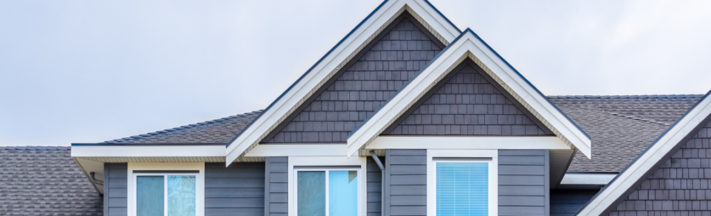 upper part of gray home and roof