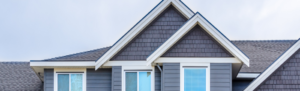 upper part of gray home and roof